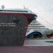 AIDAstella legt zum ersten Mal am neuen Cruise Terminal in Abu Dhabi an