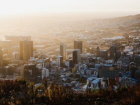 Blick auf Kapstadt, Südafrika