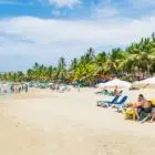 Am Cabarete Beach in der Dominikanischen Republik