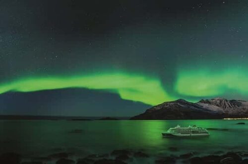 HANSEATIC inspiration bei den Nordlichtern, Foto: obs/Hapag-Lloyd Cruises