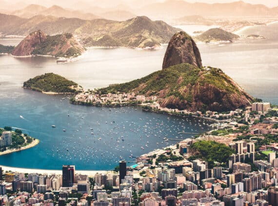 Blick auf den Zuckerhut in Rio de Janeiro