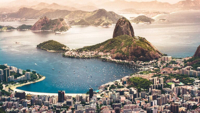 Blick auf den Zuckerhut in Rio de Janeiro