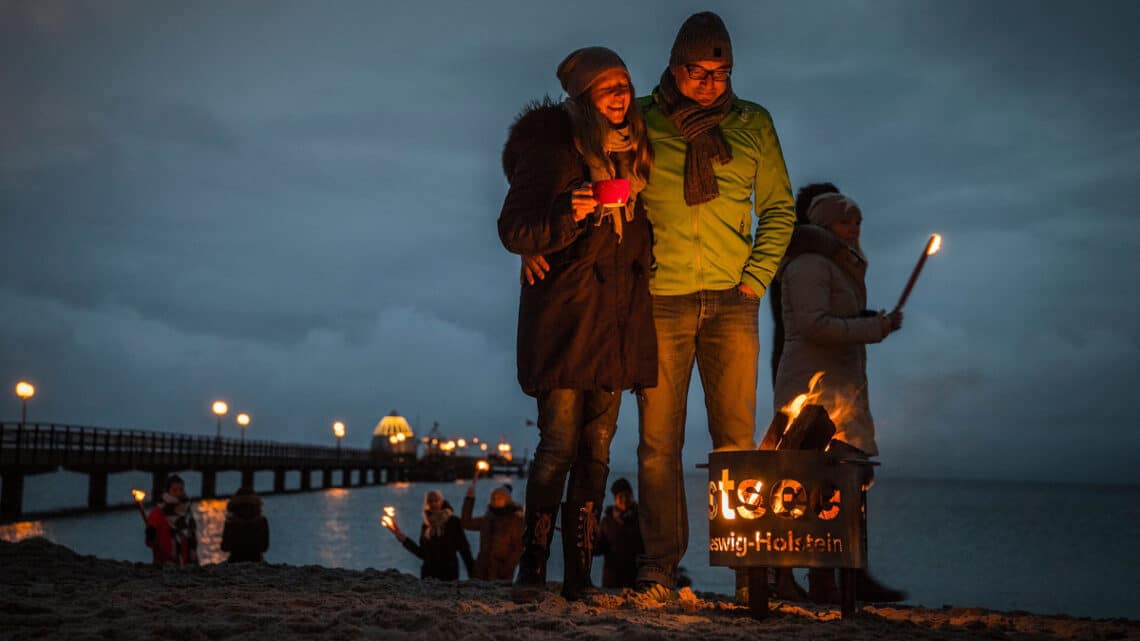 Lichtermeer in Schleswig-Holstein, Foto: www.ostsee-schleswig-holstein.de / Oliver Franke
