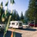 Campingplatz Toblacher See am Fuße der Sextener Dolomiten in Südtirol, Foto: obs/ADAC SE/Panzenberger / C. Toblacher See