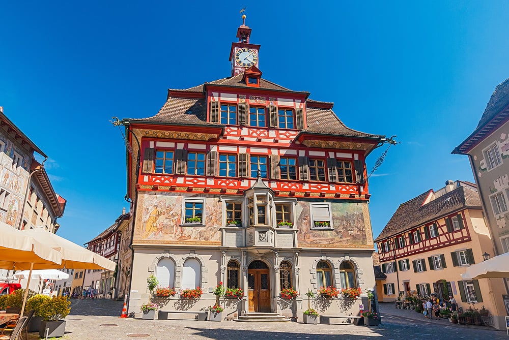 Das alte Rathaus von Stein am Rhein, Foto: mojolo / Adobe Stock