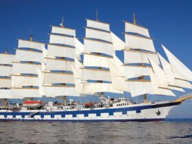 Die "Royal Clipper" auf hoher See, Foto: Star Clippers