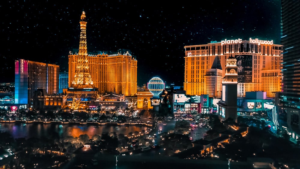 Der Las Vegas Strip bei Nacht, Foto: Ameer Basheer / Unsplash