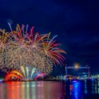 Mit einem grandiosen Feuerwerk endete die Kieler Woche 2022, Foto: Lietzmann / AIDA Cruises