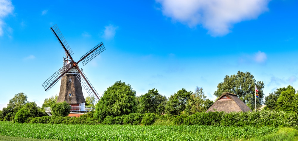 Windmühle auf Föhr, Foto: Frank Wagner / Adobe Stock