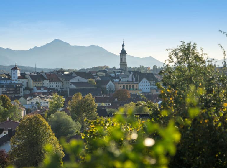 Traunstein in der Nähe des Chiemsees, Foto: Frank Lambert / Adobe Stock