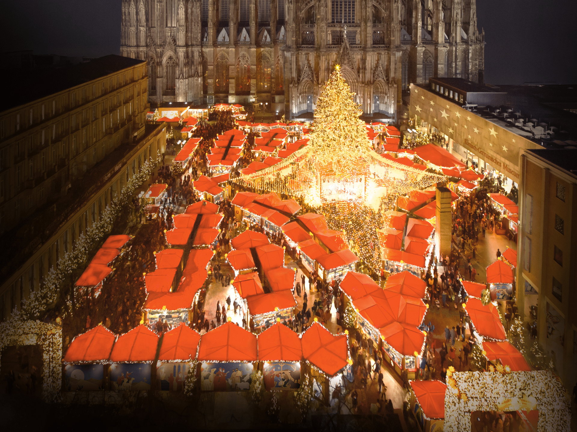 Weihnachtsmarkt am Kölner Dom, Foto: KW Kölner Weihnachtsgesellschaft mbH